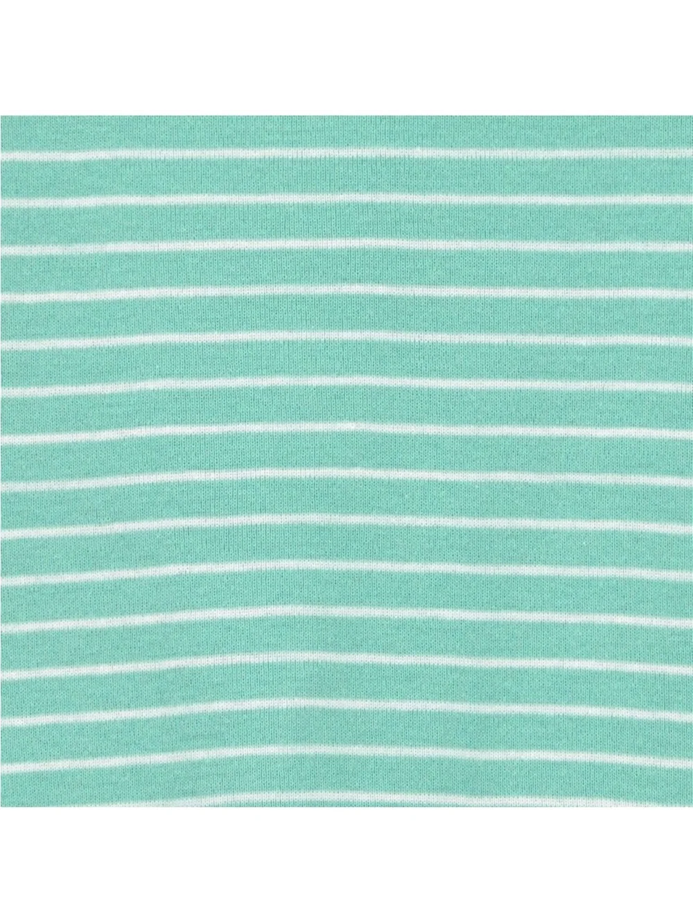 Carter's Mint and White Striped Sleeveless Sleep Romper
